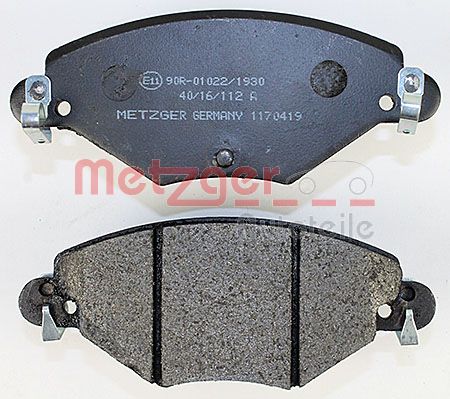 METZGER 1170419 Bremsbelagsatz, Scheibenbremse